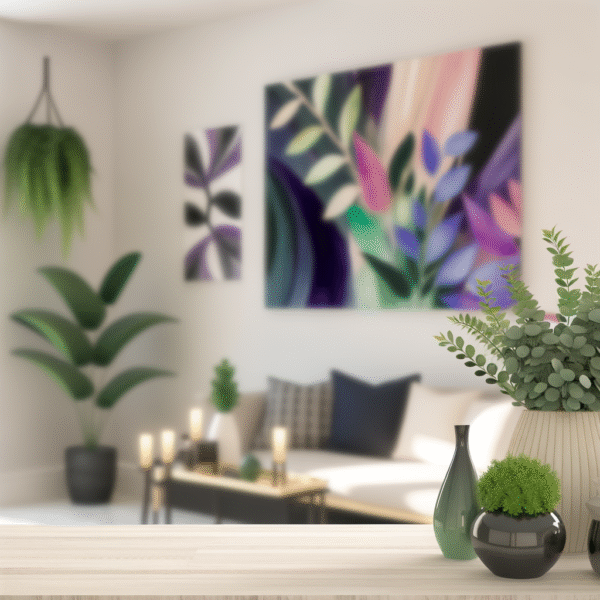 Idea Láminas decorativas para pared Oficina Revitalizada
