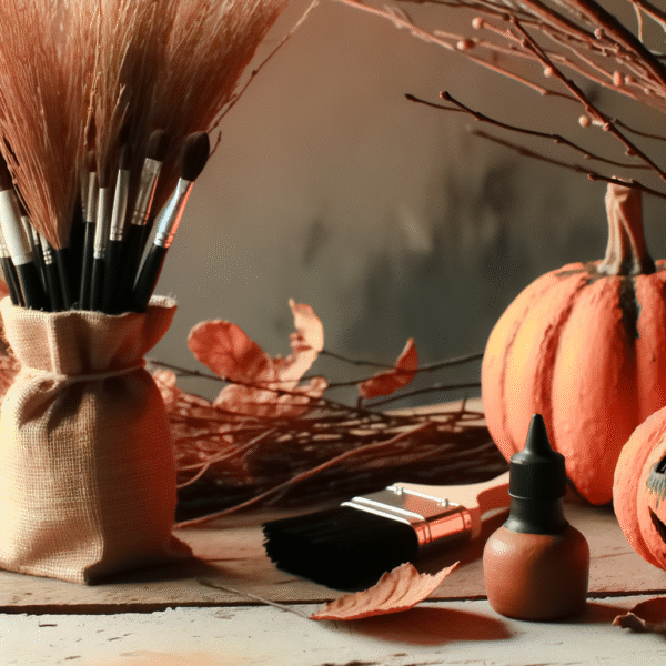 Halloween Indoor Decor Natural Details Idea