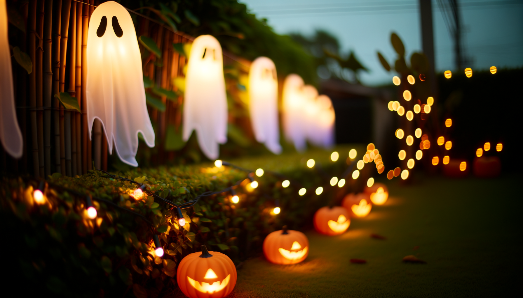 Idea con Accesorios de Halloween en Para Exteriores, Halloween