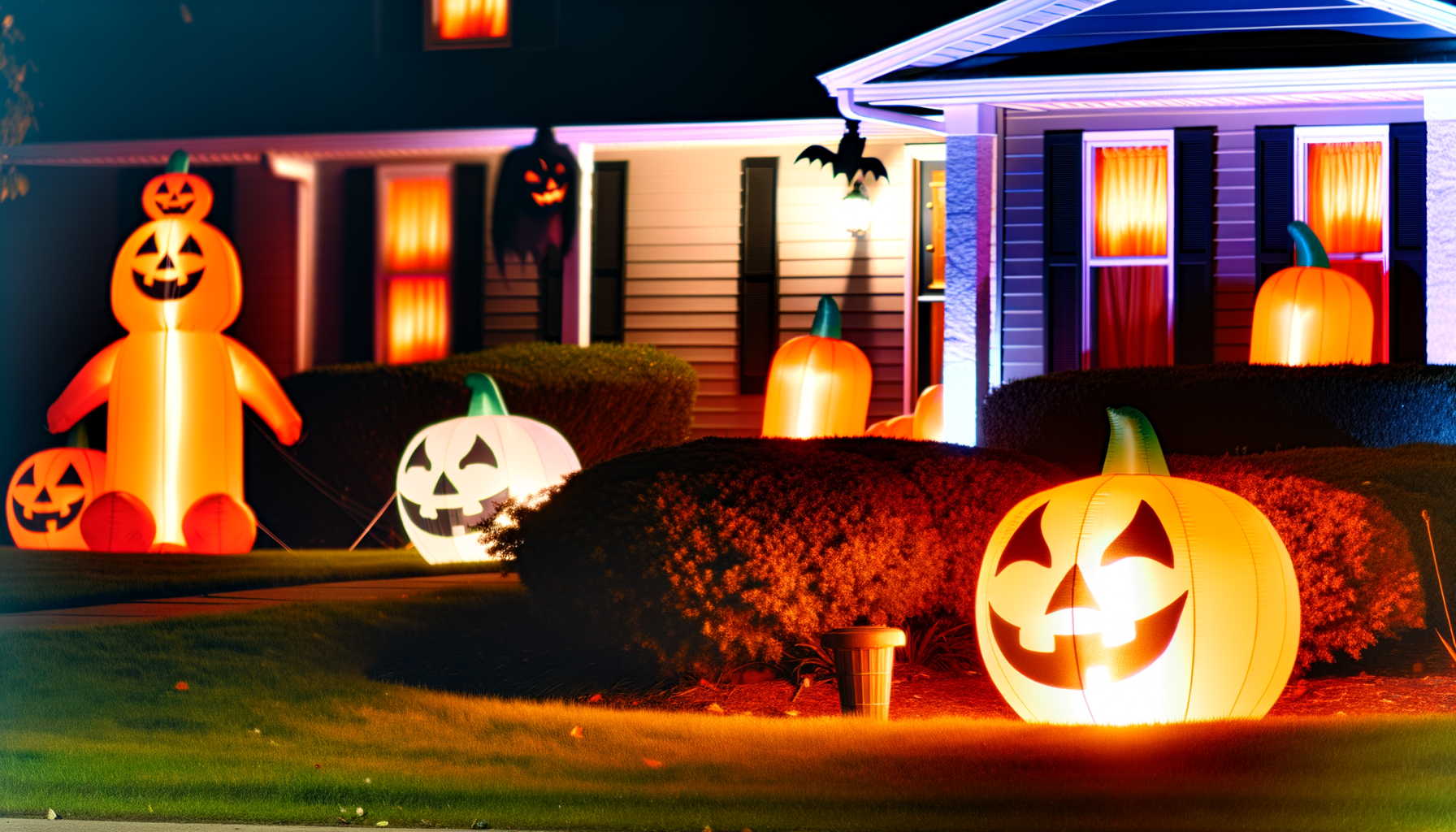 Idea with Outdoor Halloween Decoration in Outdoors,