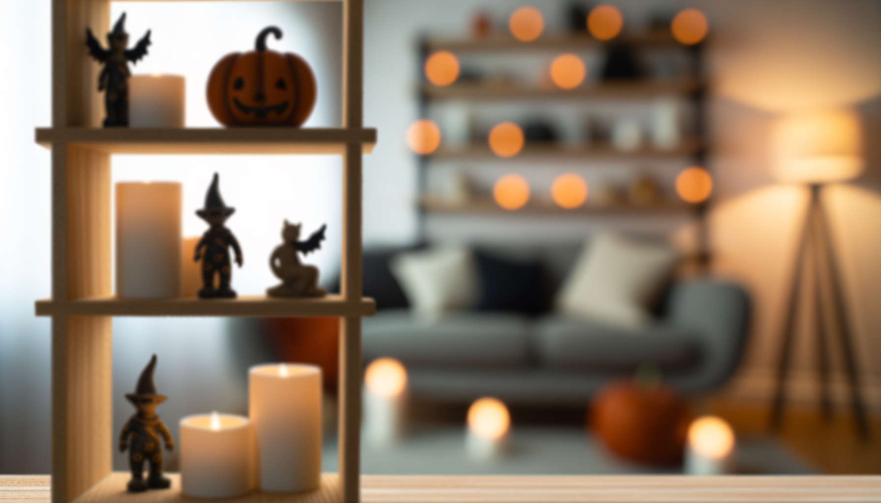 Idea with Outdoor Halloween Decoration in Indoors,
