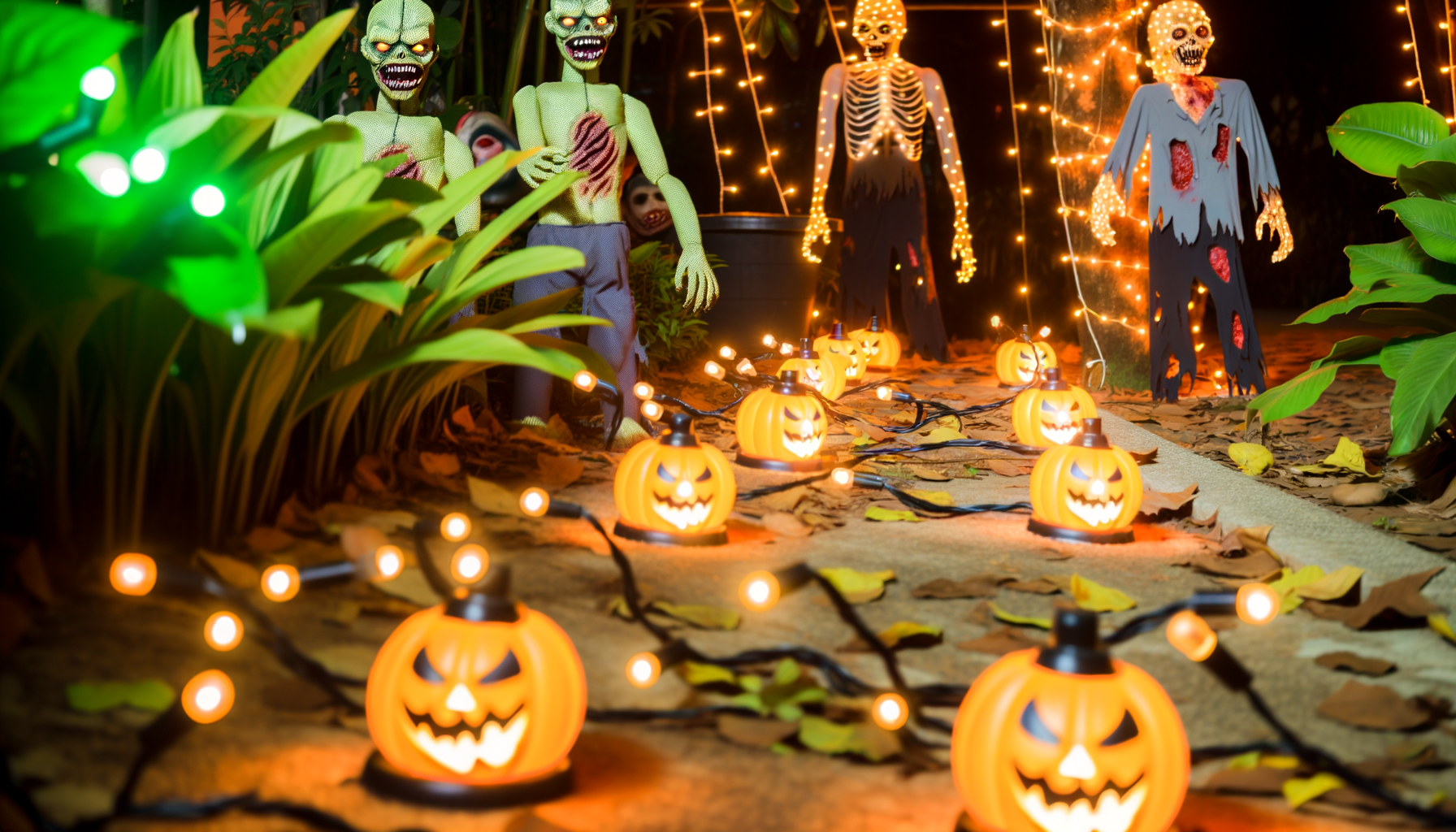 Idea with Halloween in Garden,Halloween
