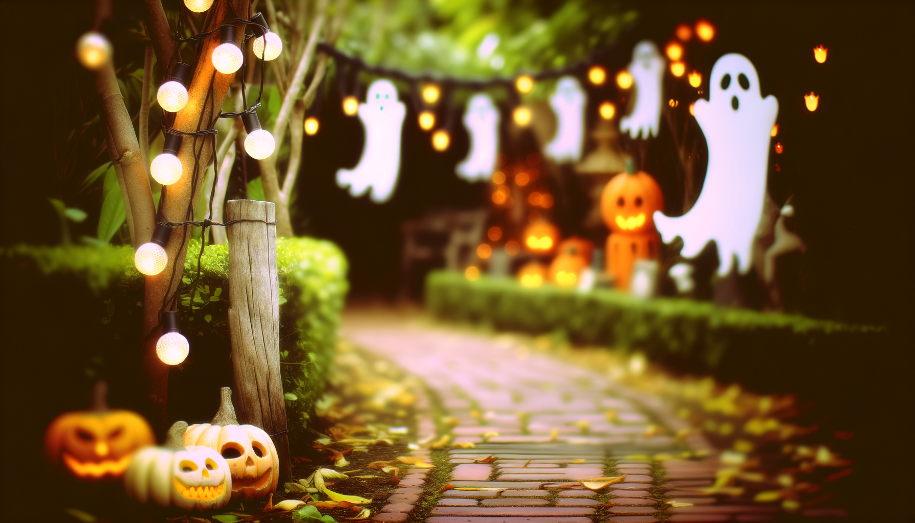Idea with Halloween in Garden,Halloween