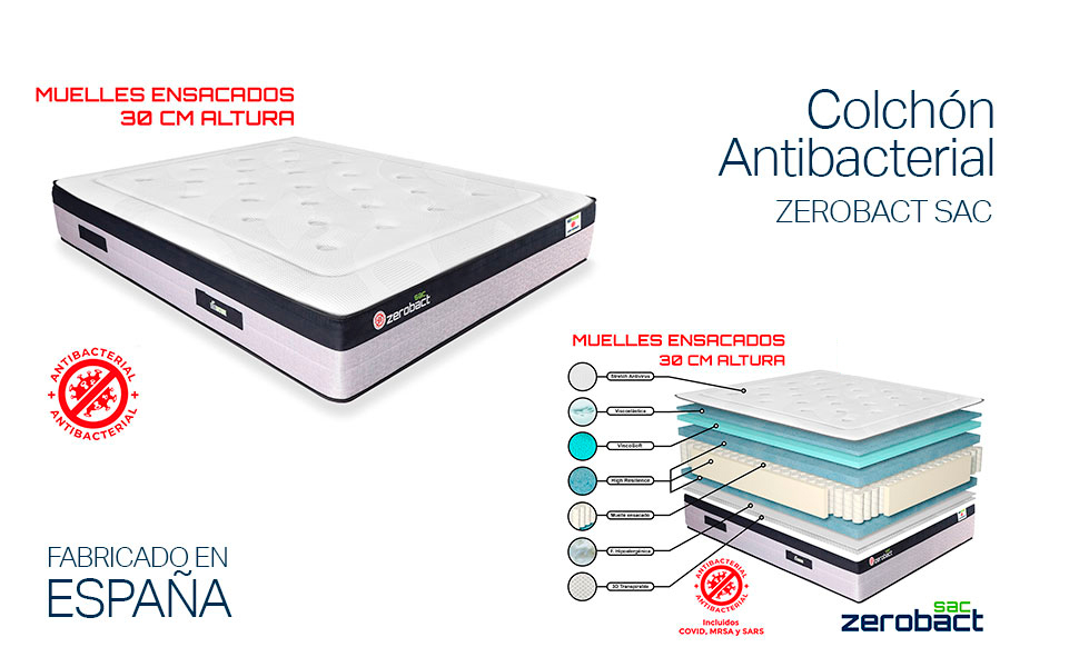 colchon zerobact sac