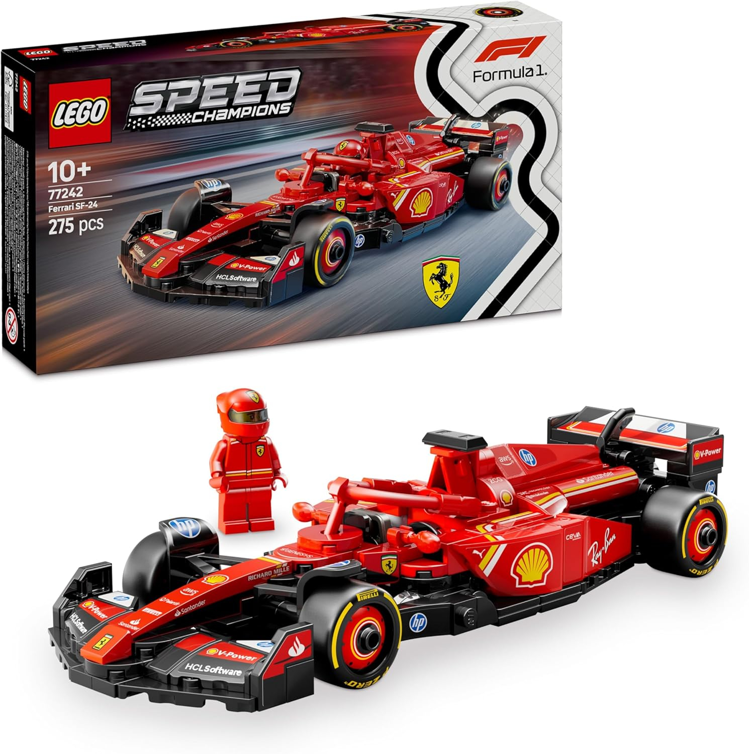 LEGO Speed Champions Ferrari SF-24 F1 Race Car