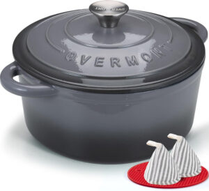 MULTIFUNCTIONAL ENAMEL CAST IRON CASSEROLE