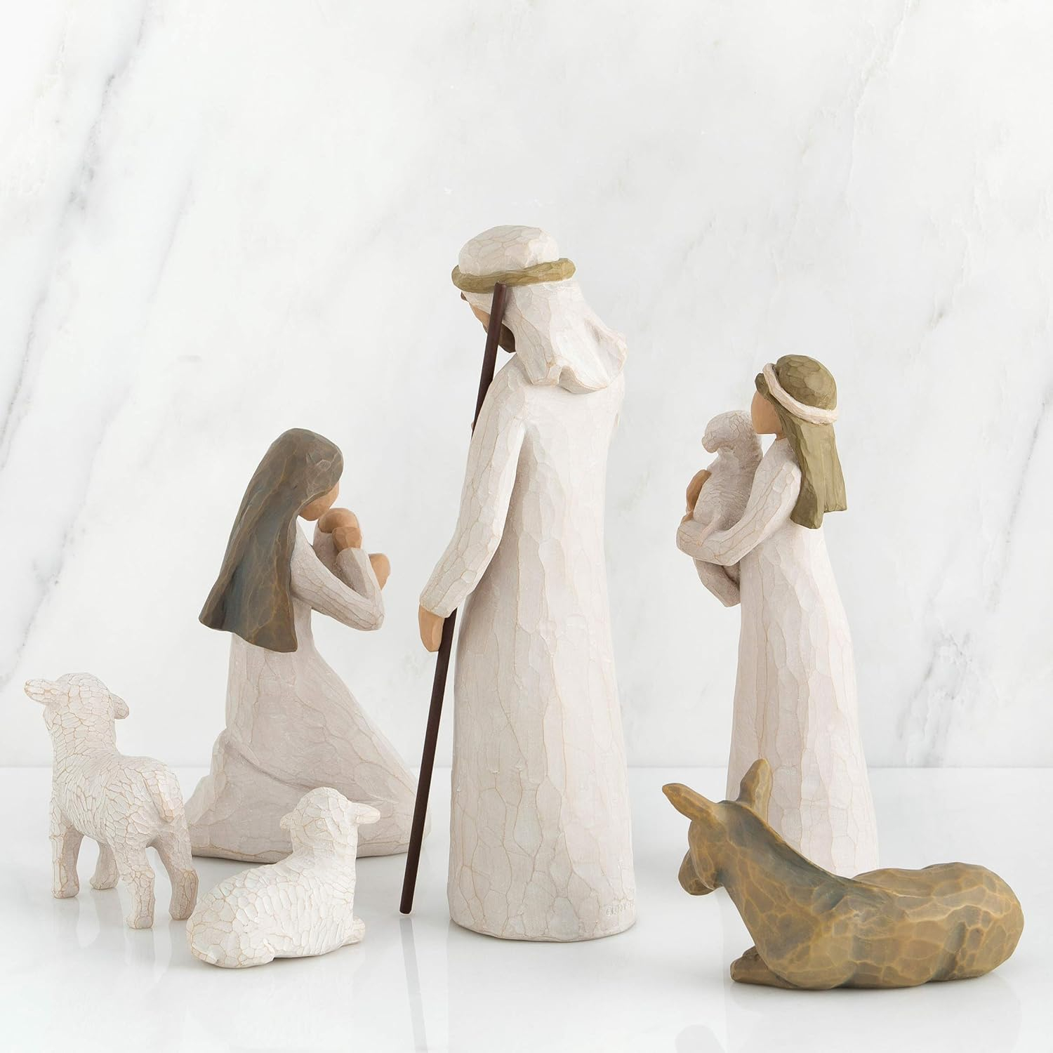 Decorative Nativity Scene Figures for Christmas Willow Tree - Image 3