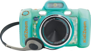 VTech - Kidizoom Duo FX Aquamarina, Cámara de Fotos Infantil, Selfies, Vídeo, Pantalla a Color, Estudio de cómic, Filtros y Efectos Divertidos, Regalo para niños 4-12 años, Versión ESP (copia)