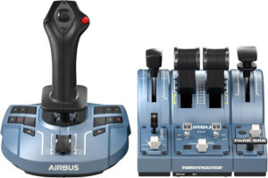 Thrustmaster TCA Captain Pack Airbus Edition – Pack Sidestick/Throttle/Throttle Addon para PC – Licencia Oficial Airbus
