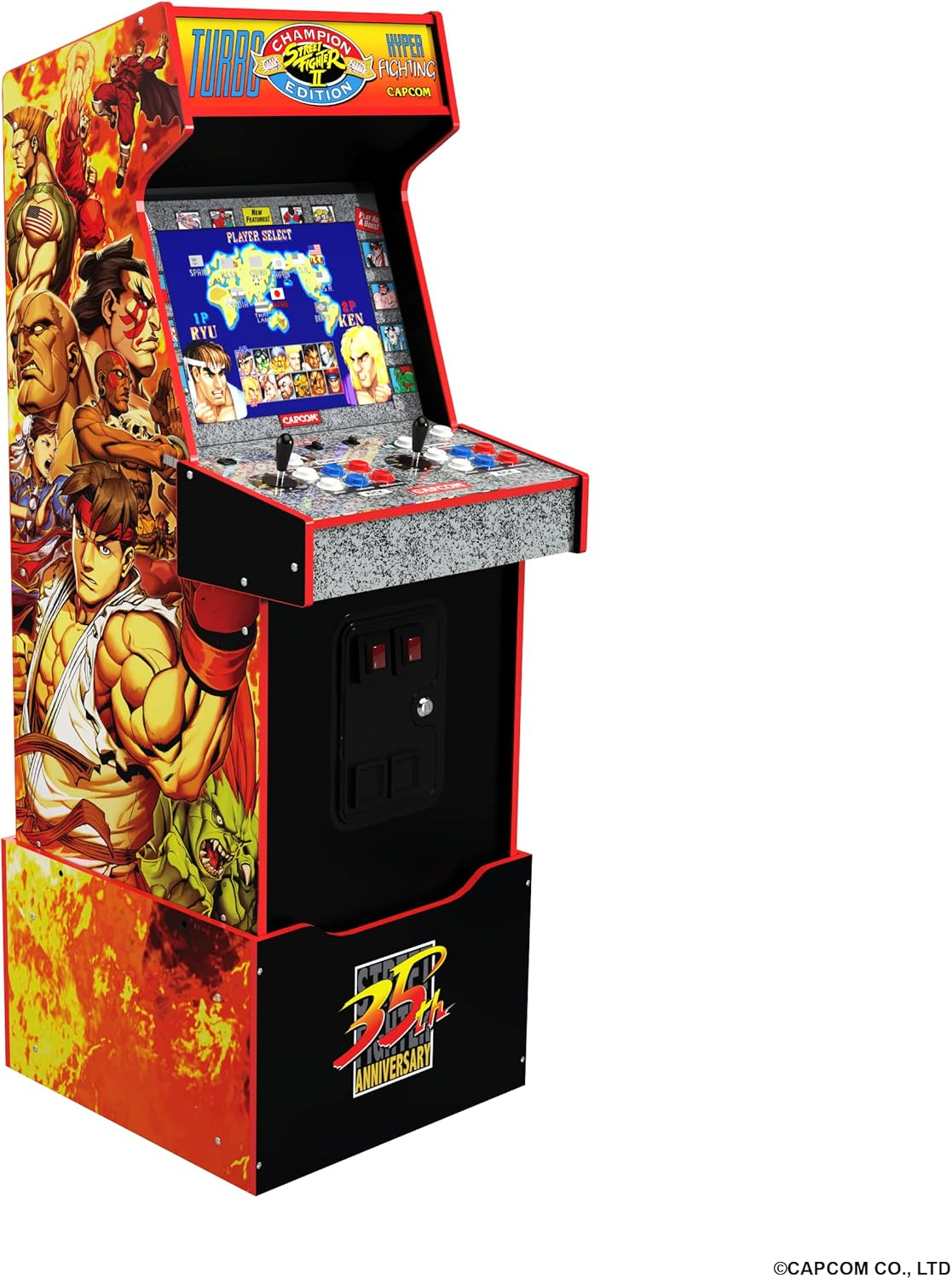 Arcade1UP STREET FIGHTER LEGACY 14 GAMES Wifi ENABLED ARCADE MACHINE (copia)