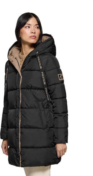 Polo Club Abrigo Reversible de Mujer y con Capucha fija - Chaqueta Invierno (copia)