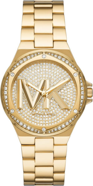 Michael Kors Reloj Lennox para Mujer, Movimiento de Cuarzo de Tres Agujas en Tono Dorado con Correa de Acero Inoxidable (copia)